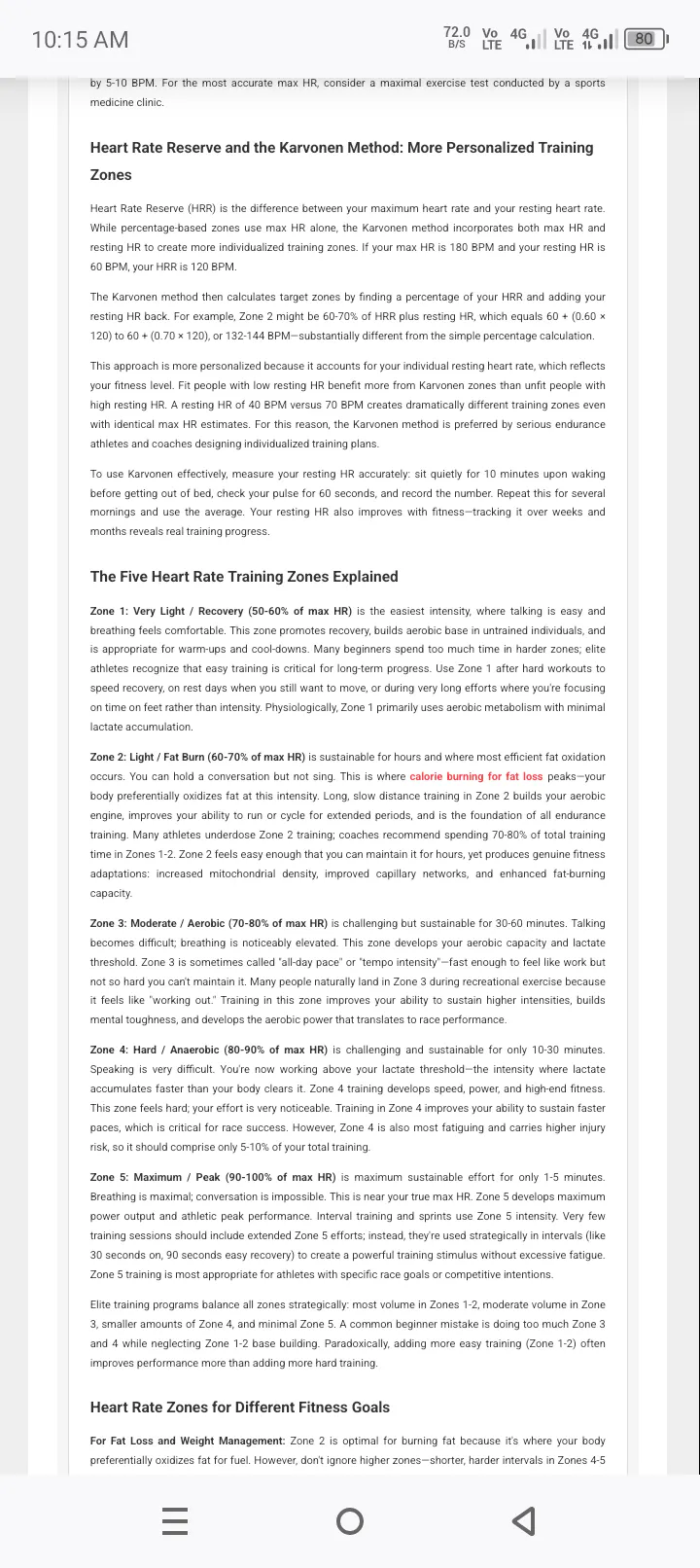 Heart Rate Zone Calculator Pro gallery image