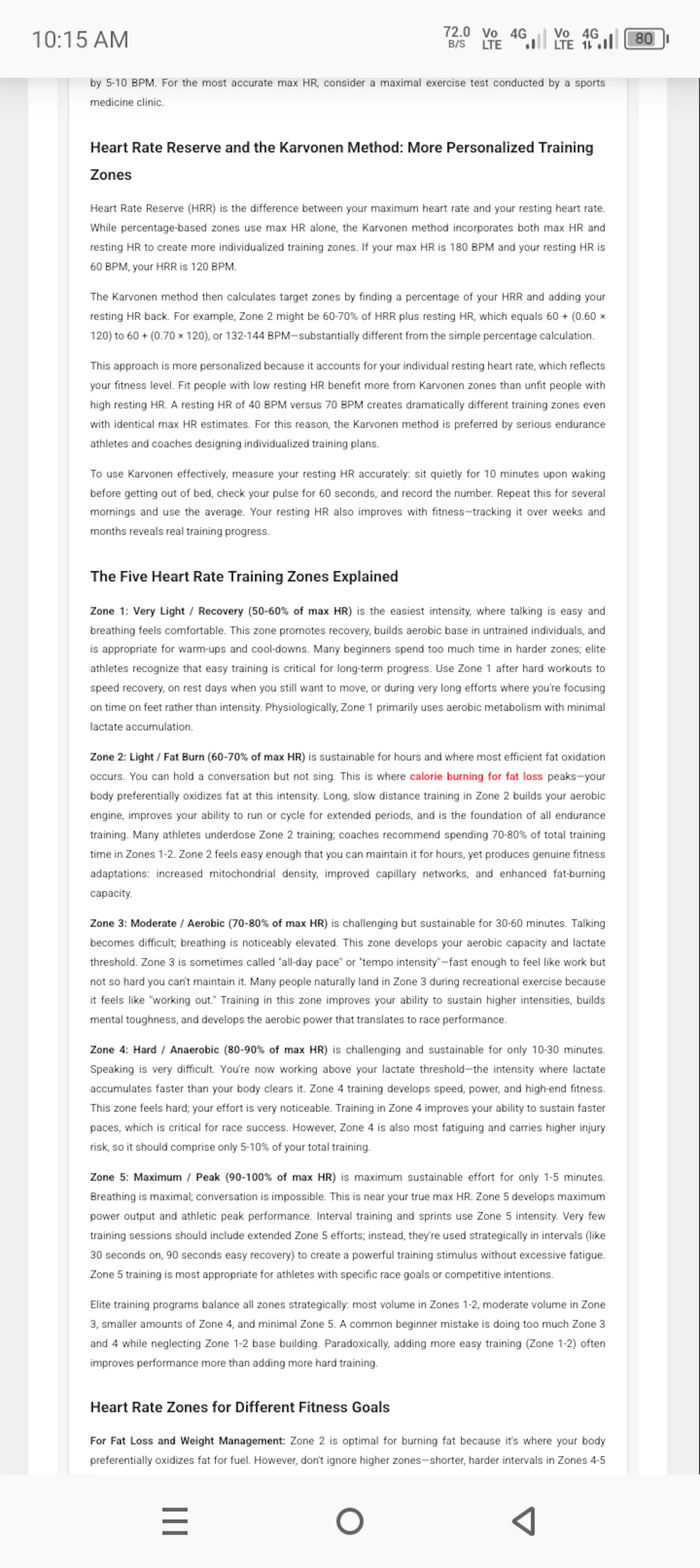 Heart Rate Zone Calculator Pro screenshot 8