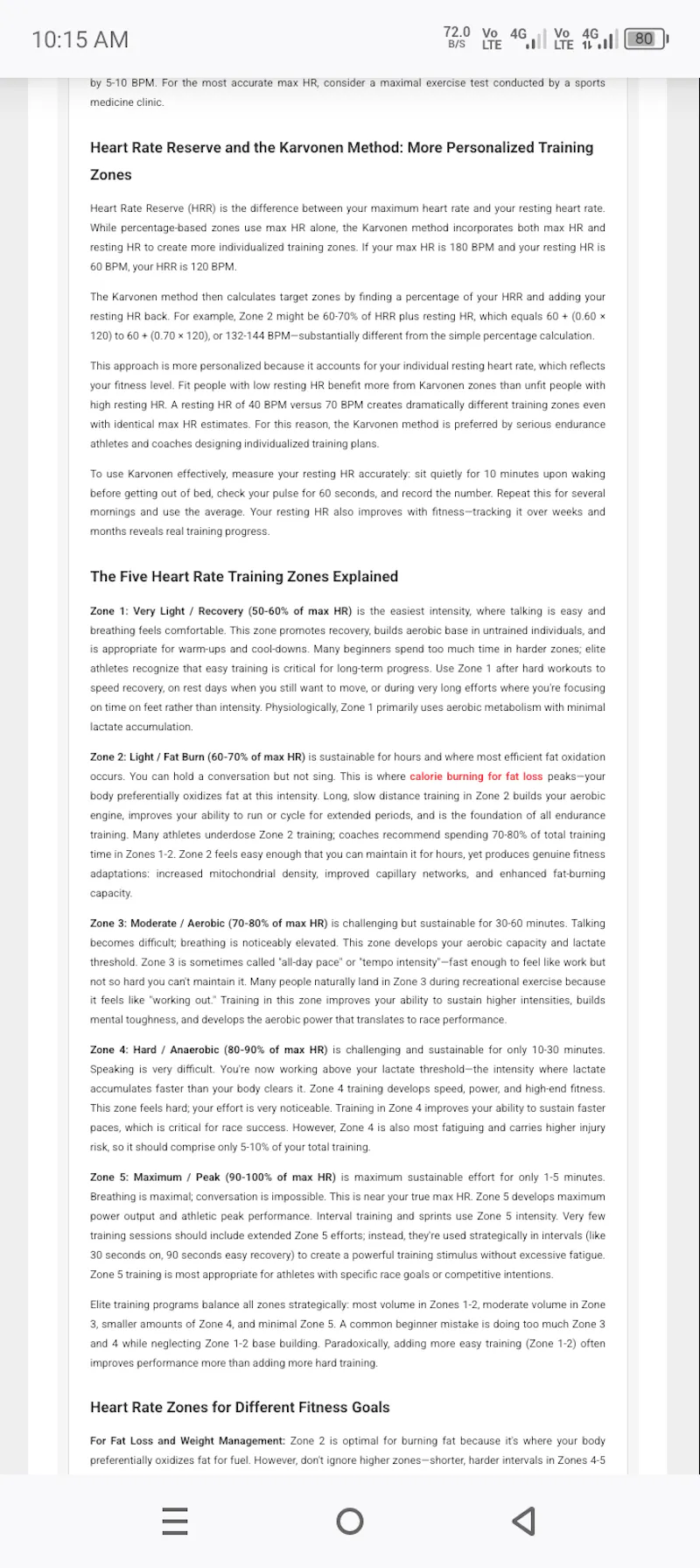 Heart Rate Zone Calculator Pro screenshot 8