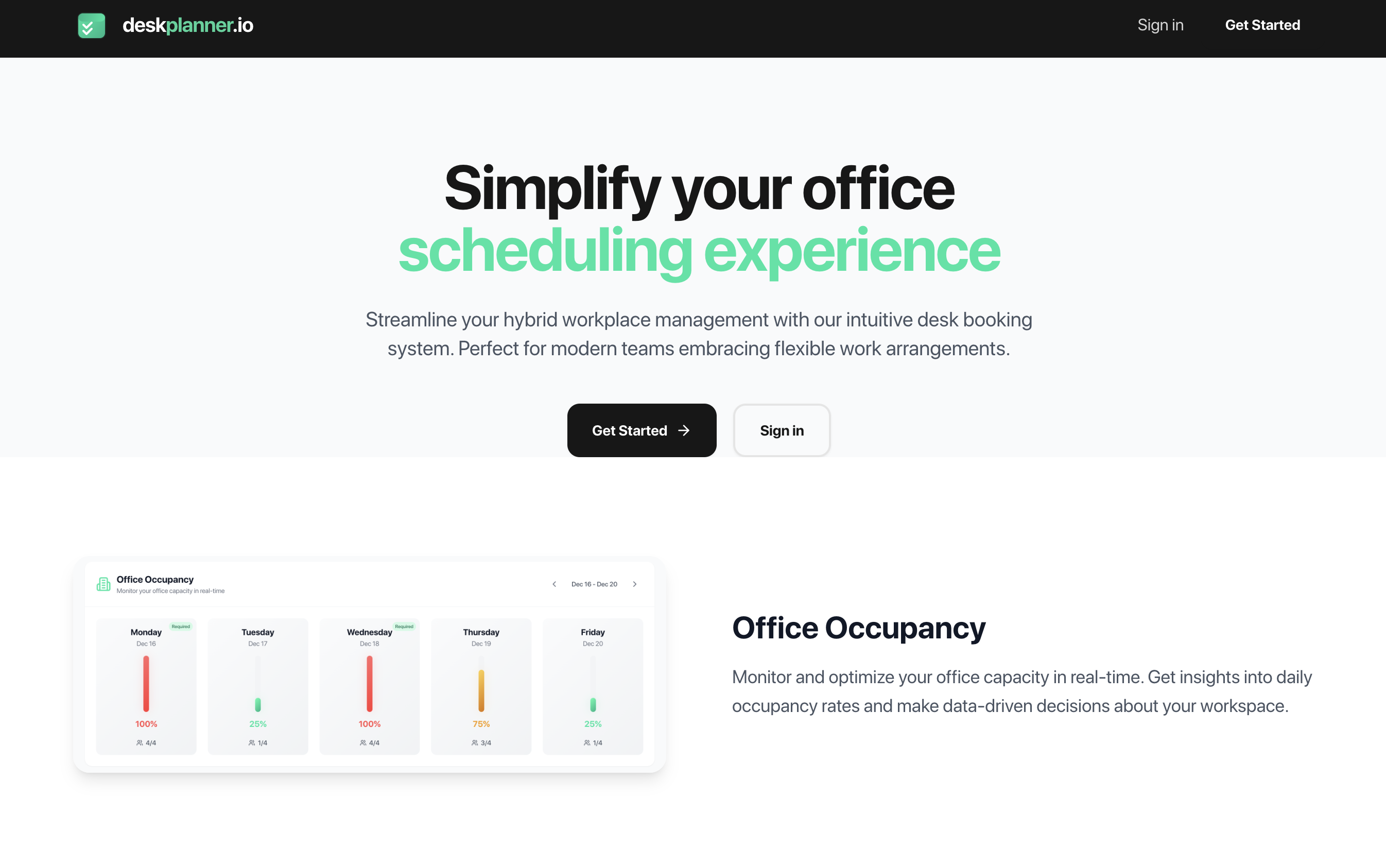 deskplanner.io - 사무실 일정 경험을 단순화하십시오 미디어 1