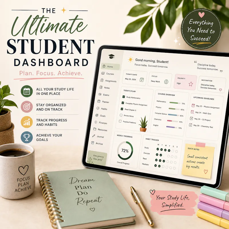 The Ultimate Student Dashboard  screenshot 1
