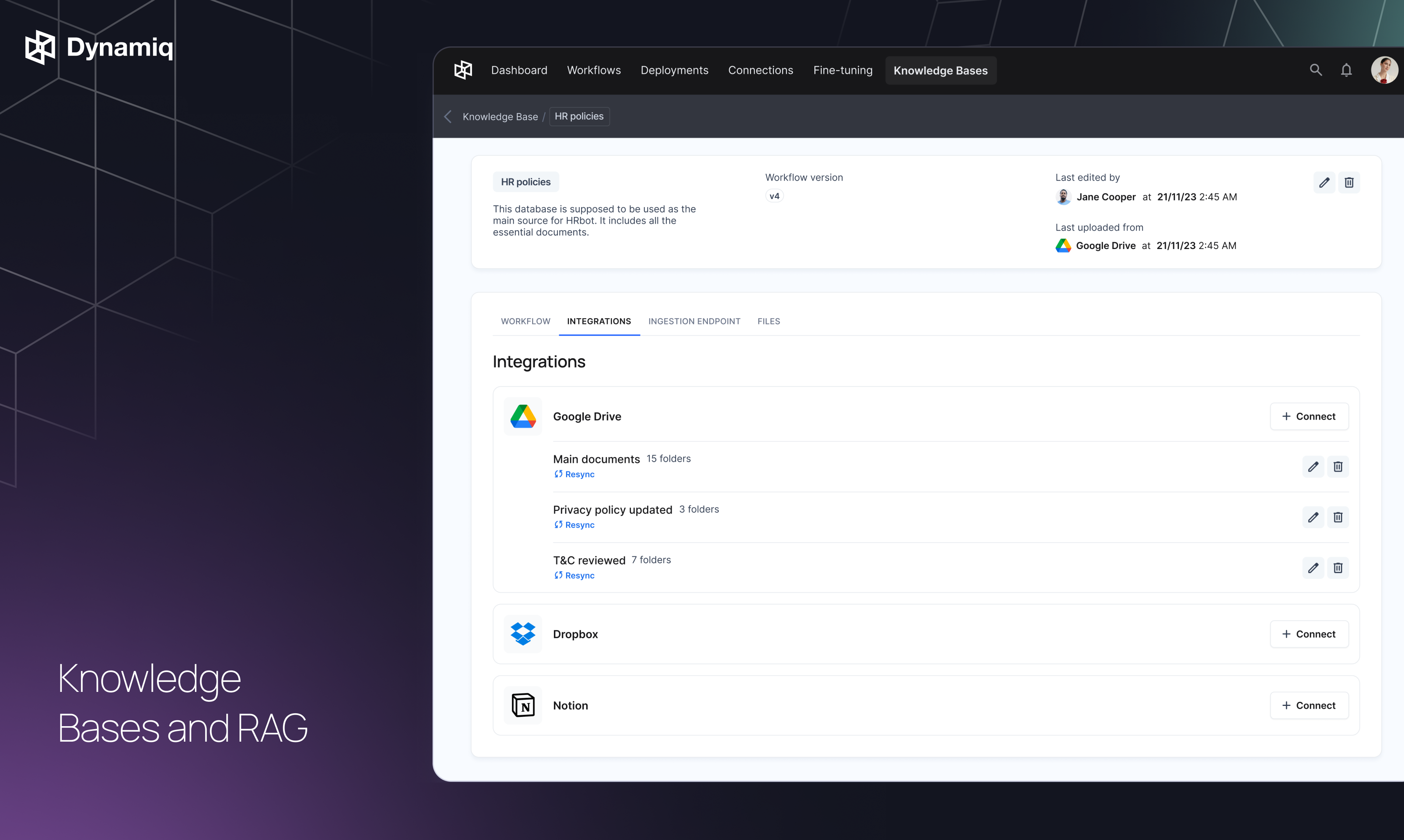 Dynamiq's Agentic AI Studio media 4