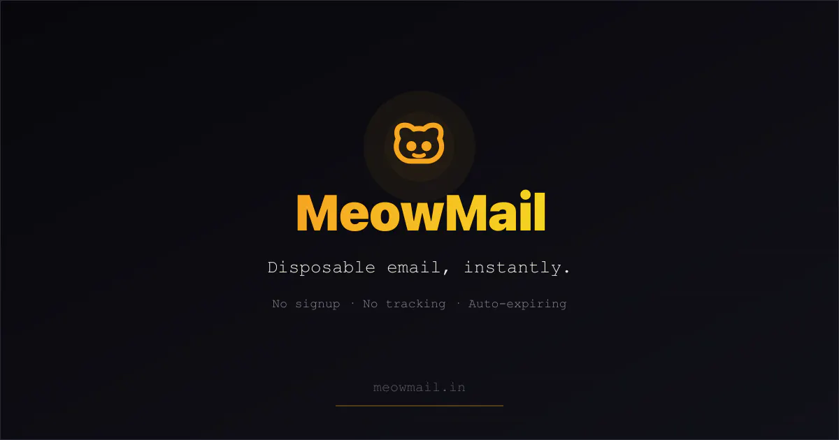 MeowMail のプロダクトバナー