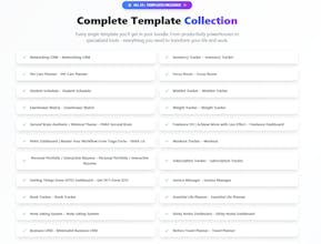 Ultimate Notion Template Hub gallery image