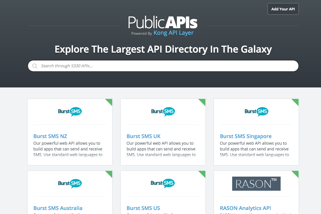 PublicAPIs gallery image