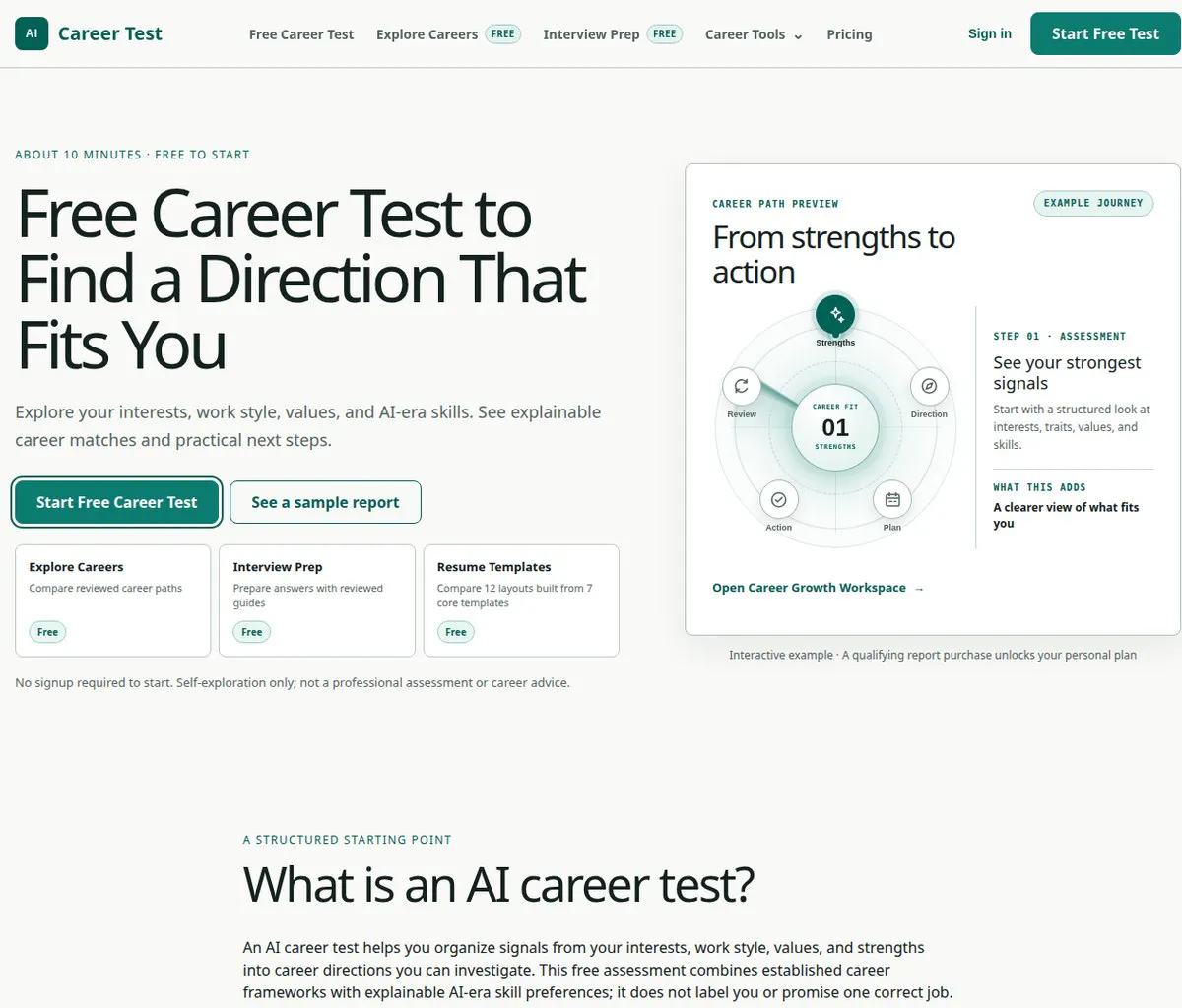 AI Career Test gallery image