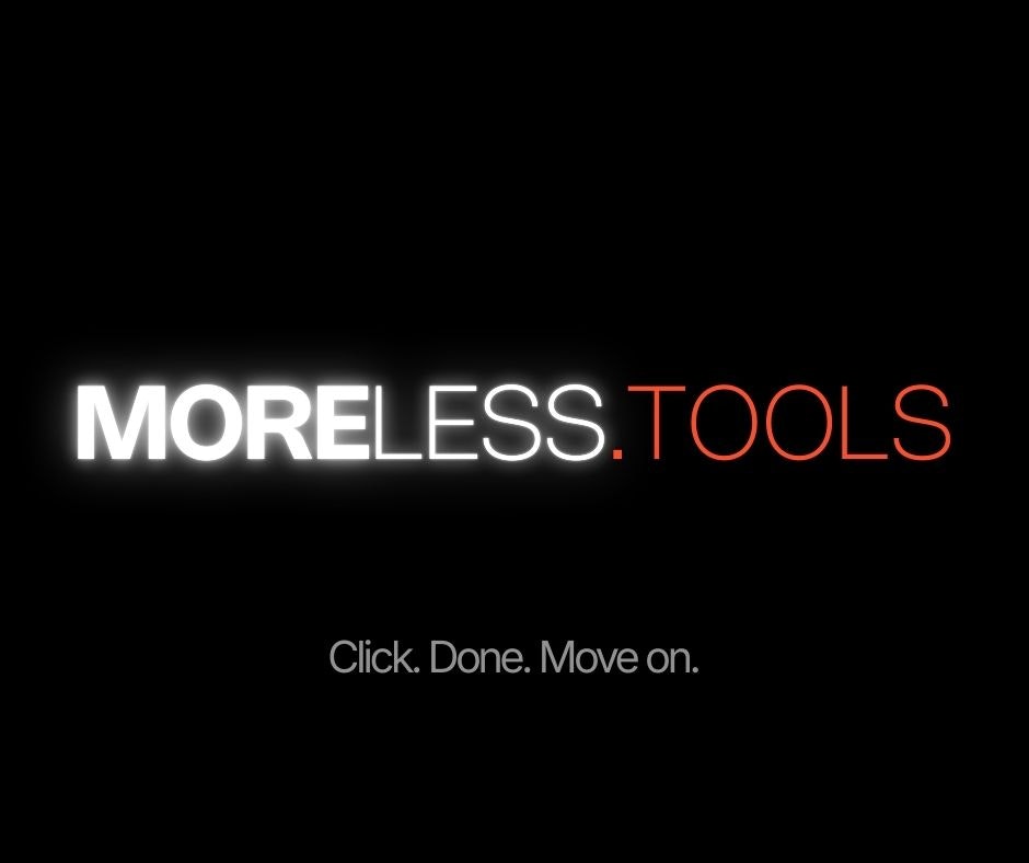 MORELESS.TOOLS gallery image