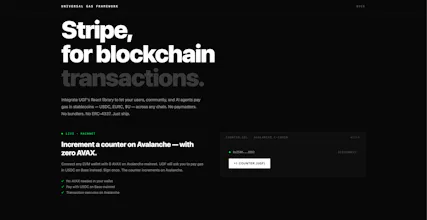 Universal Gas Framework (UGF) gallery image