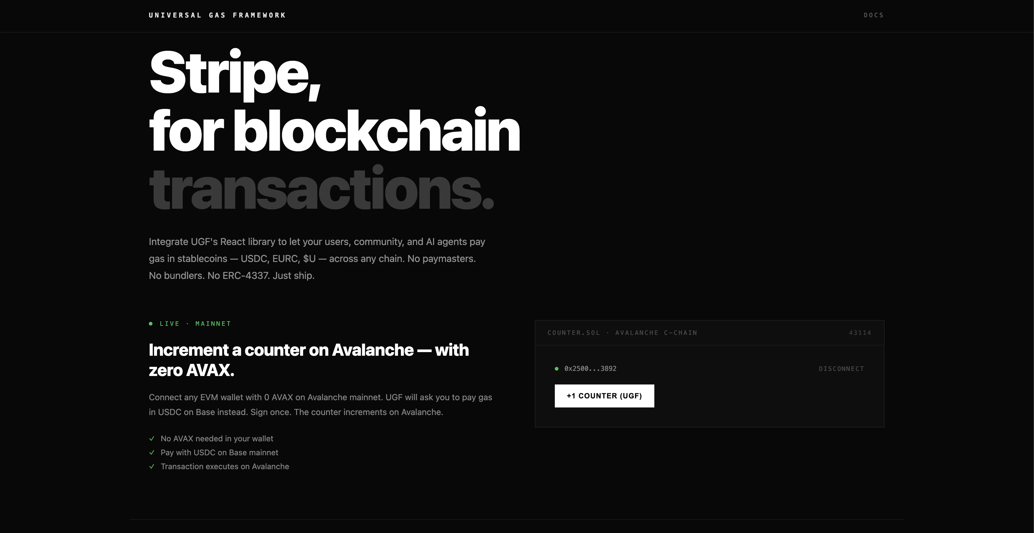 Universal Gas Framework (UGF) screenshot 3
