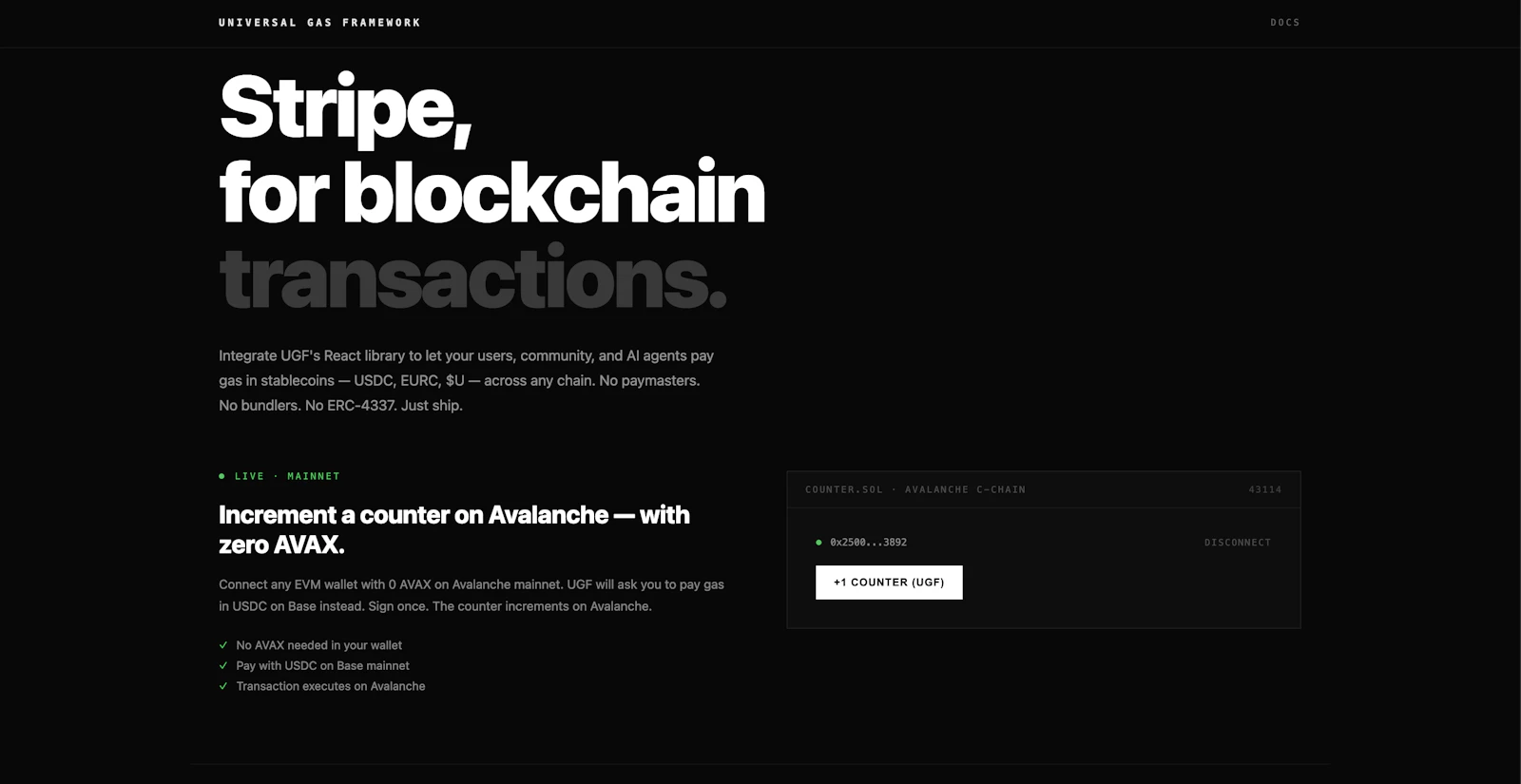 Universal Gas Framework (UGF) screenshot 3