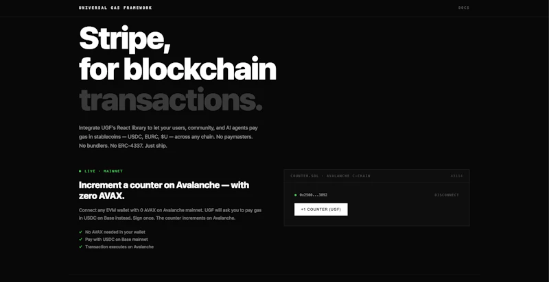 Universal Gas Framework (UGF) screenshot 3