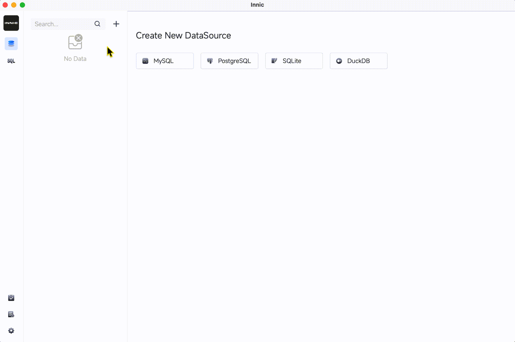 अनभिज्ञ - DUCKDB के लिए दुनिया का पहला AI डेटाबेस GUI Innic का अन्वेषण करें मीडिया 4