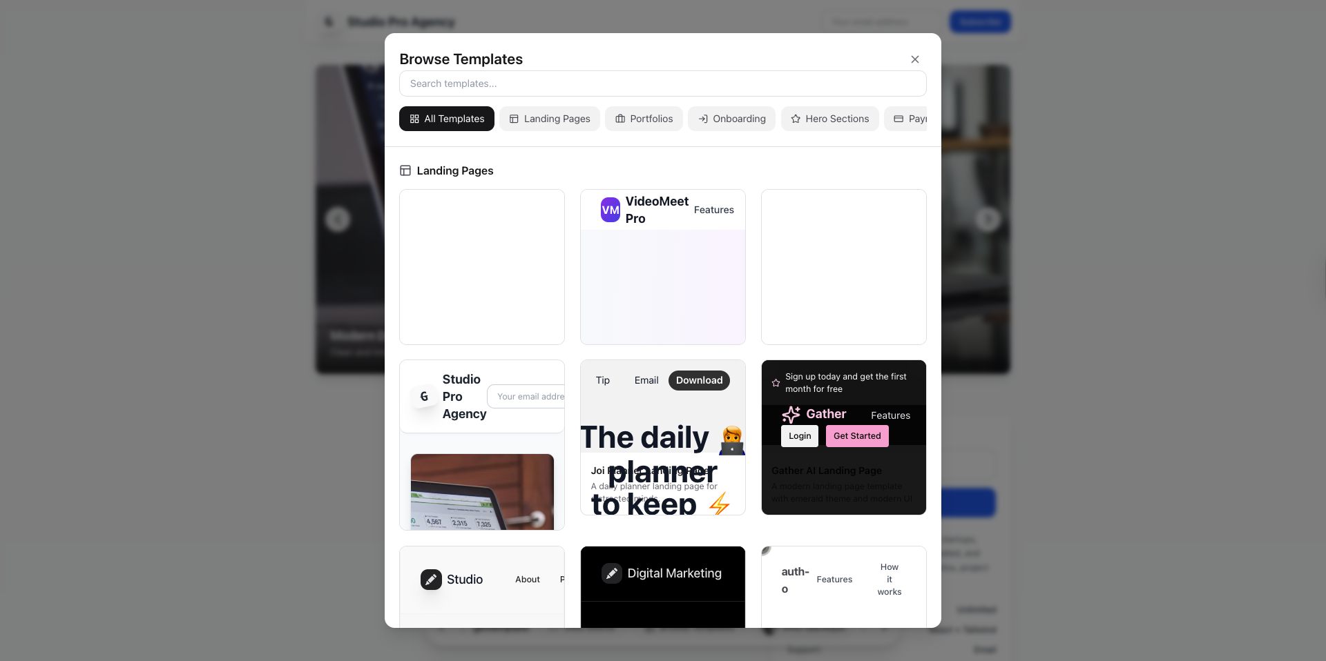 gettare - Modello di react e next.js, ispirazione per la costruzione di siti Web media 9