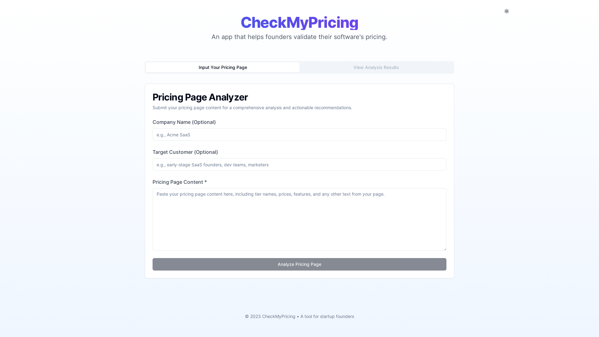 checkmypricing - แอพที่ช่วยให้ผู้ก่อตั้งตรวจสอบราคาของพวกเขา media 1