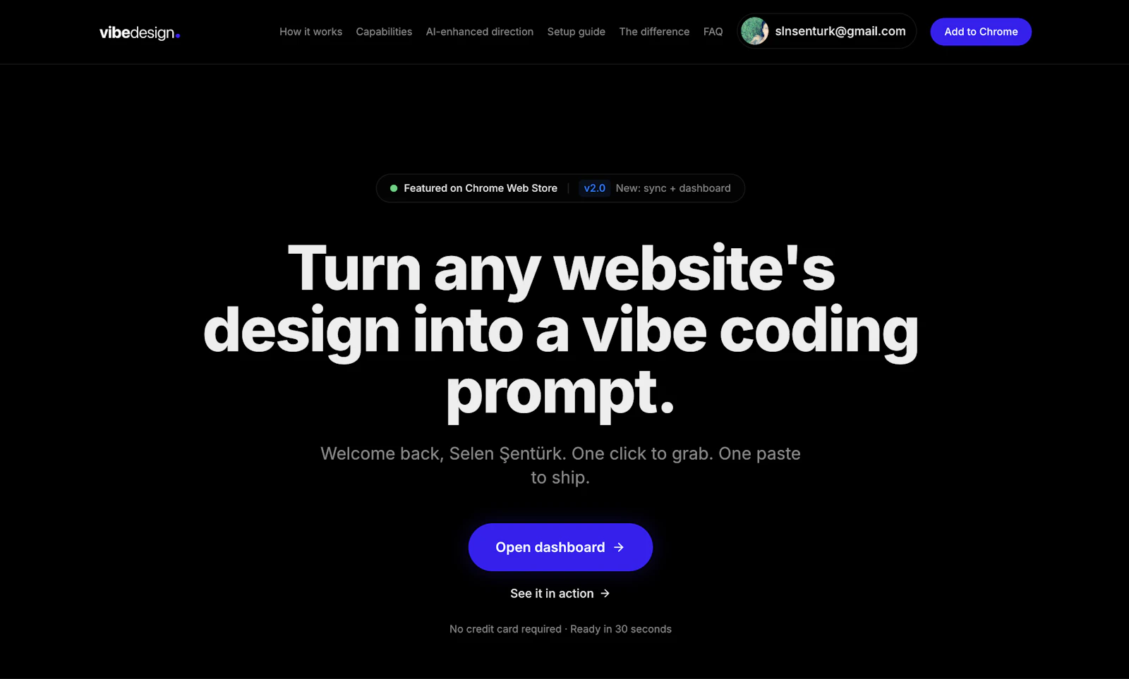 VibeDesign screenshot 1
