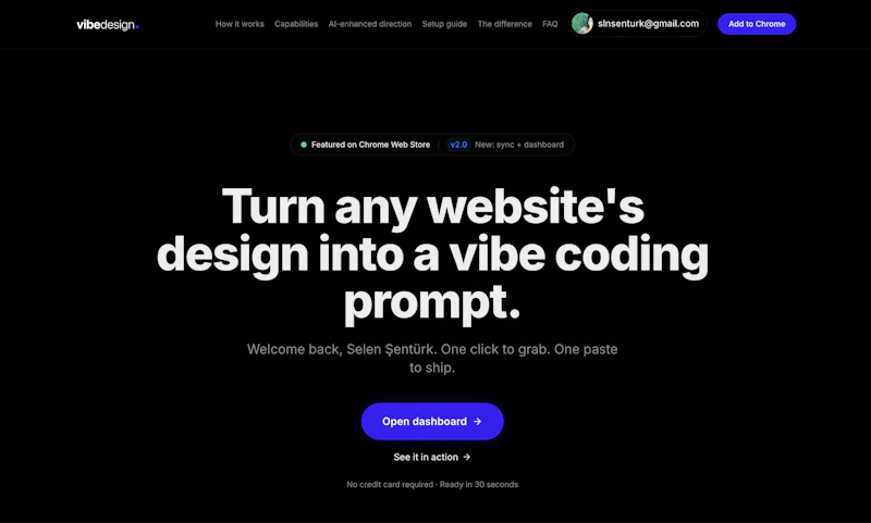 VibeDesign screenshot 1
