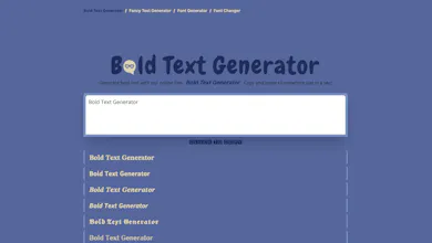 Bold Text Generator gallery image