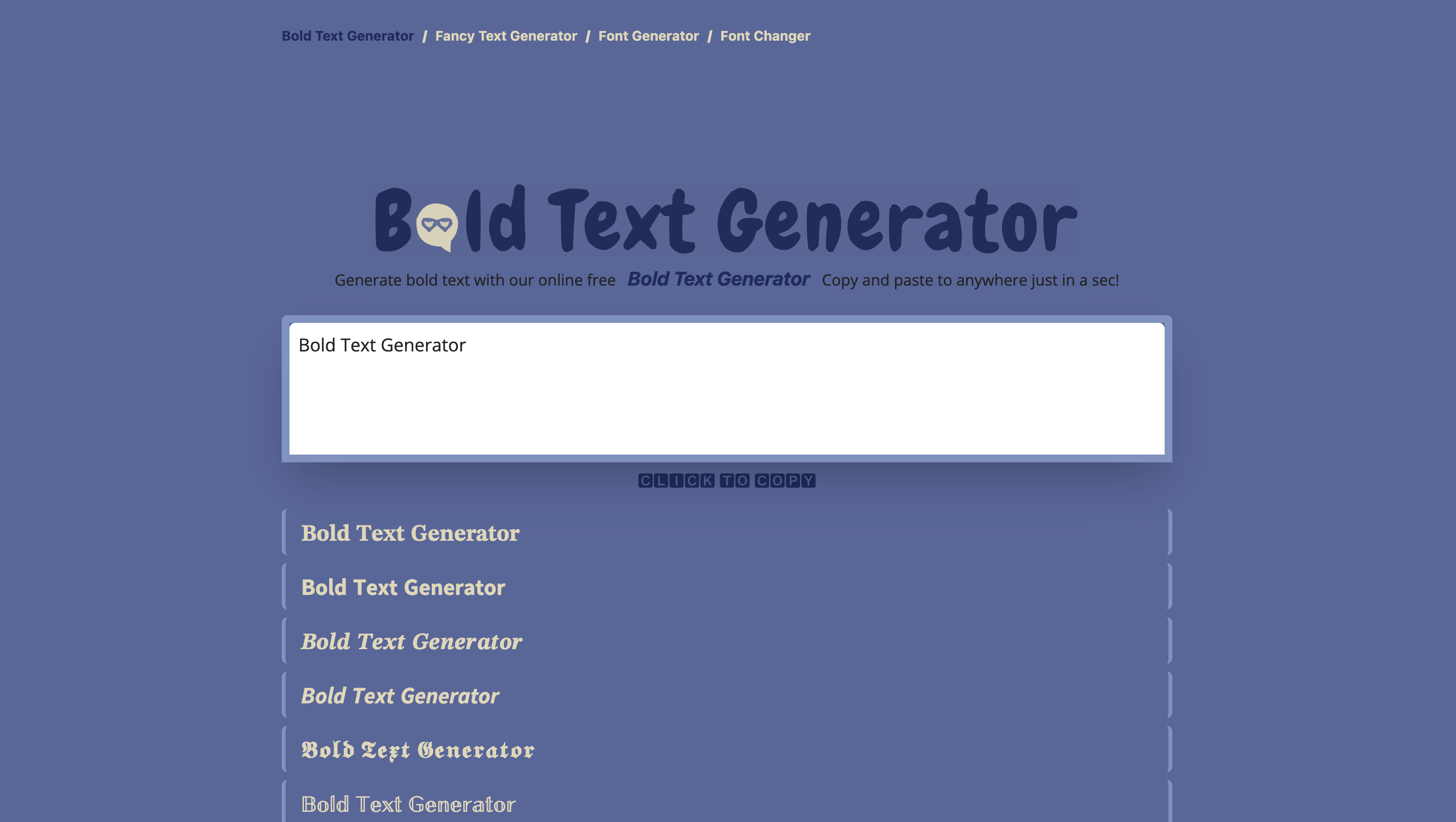 Fettdrucker Textgenerator media 1