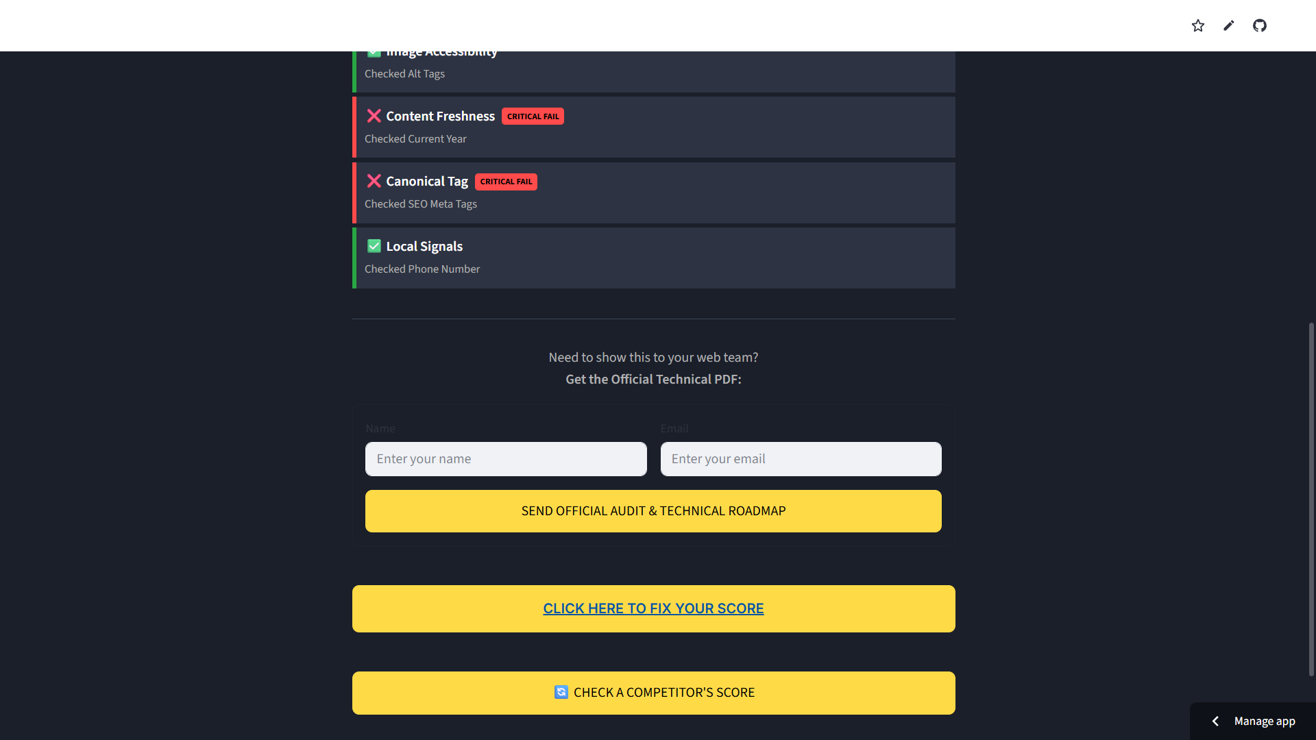 Found By AI - Screenshot 4 showing product features and functionality