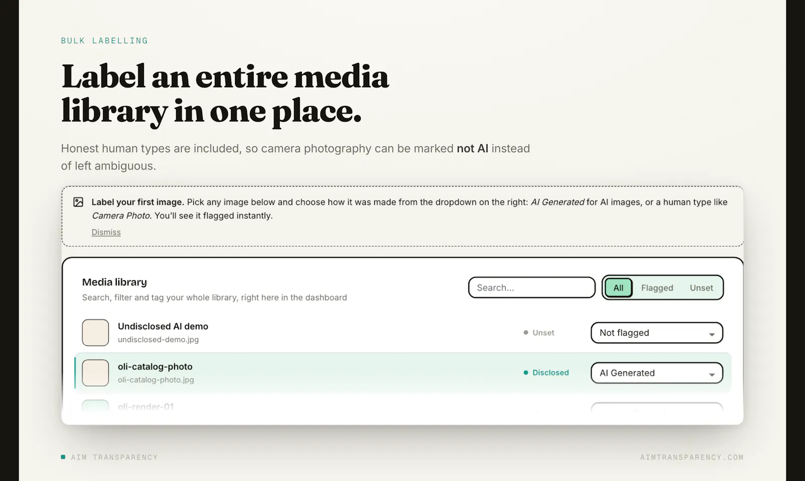 AIM Transparency screenshot 4