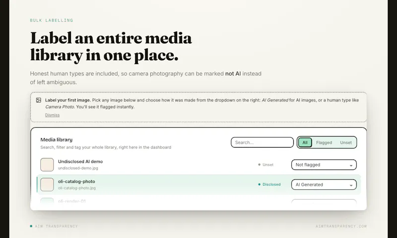 AIM Transparency screenshot 4