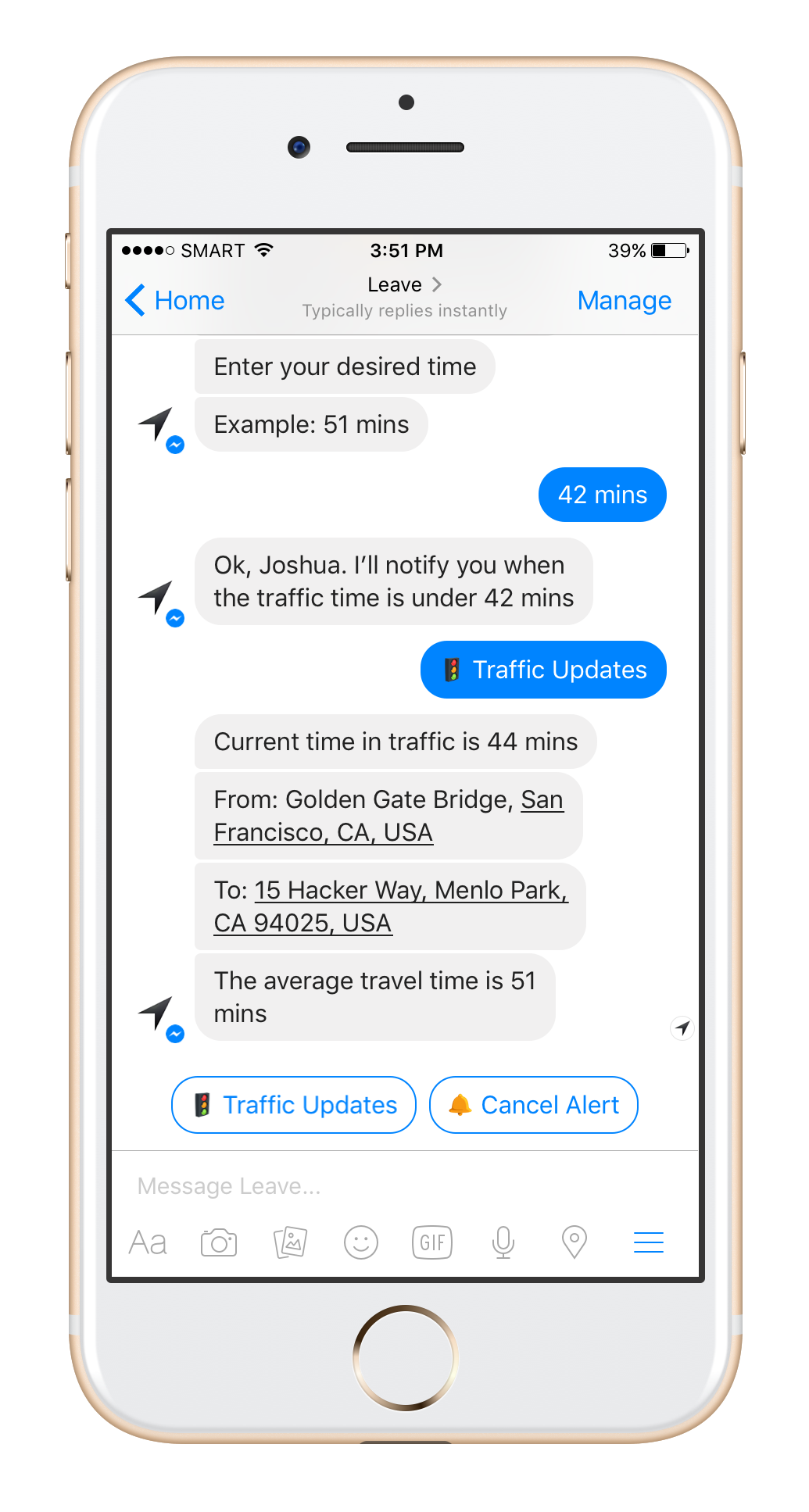 Leave bot gallery image