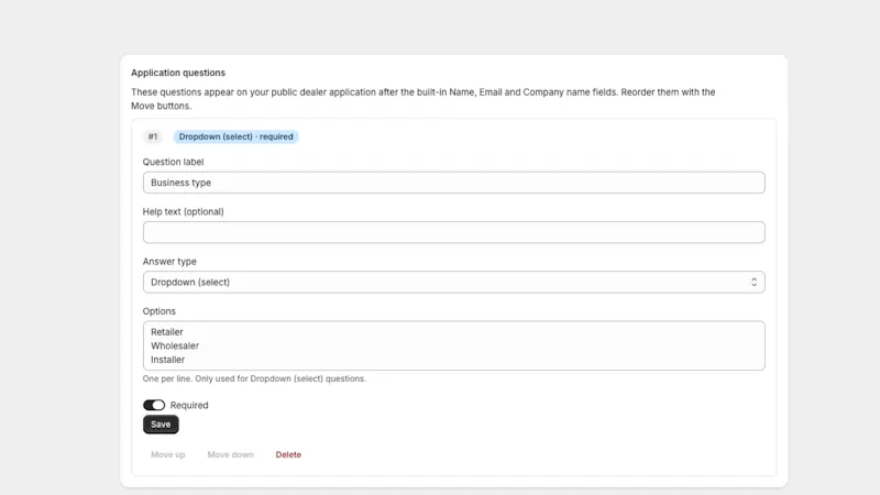 B2B Extended Shopify App screenshot 5