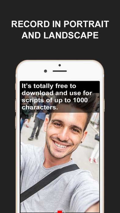 Scripted Video Teleprompter