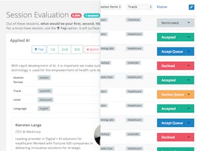 Sessionize gallery image