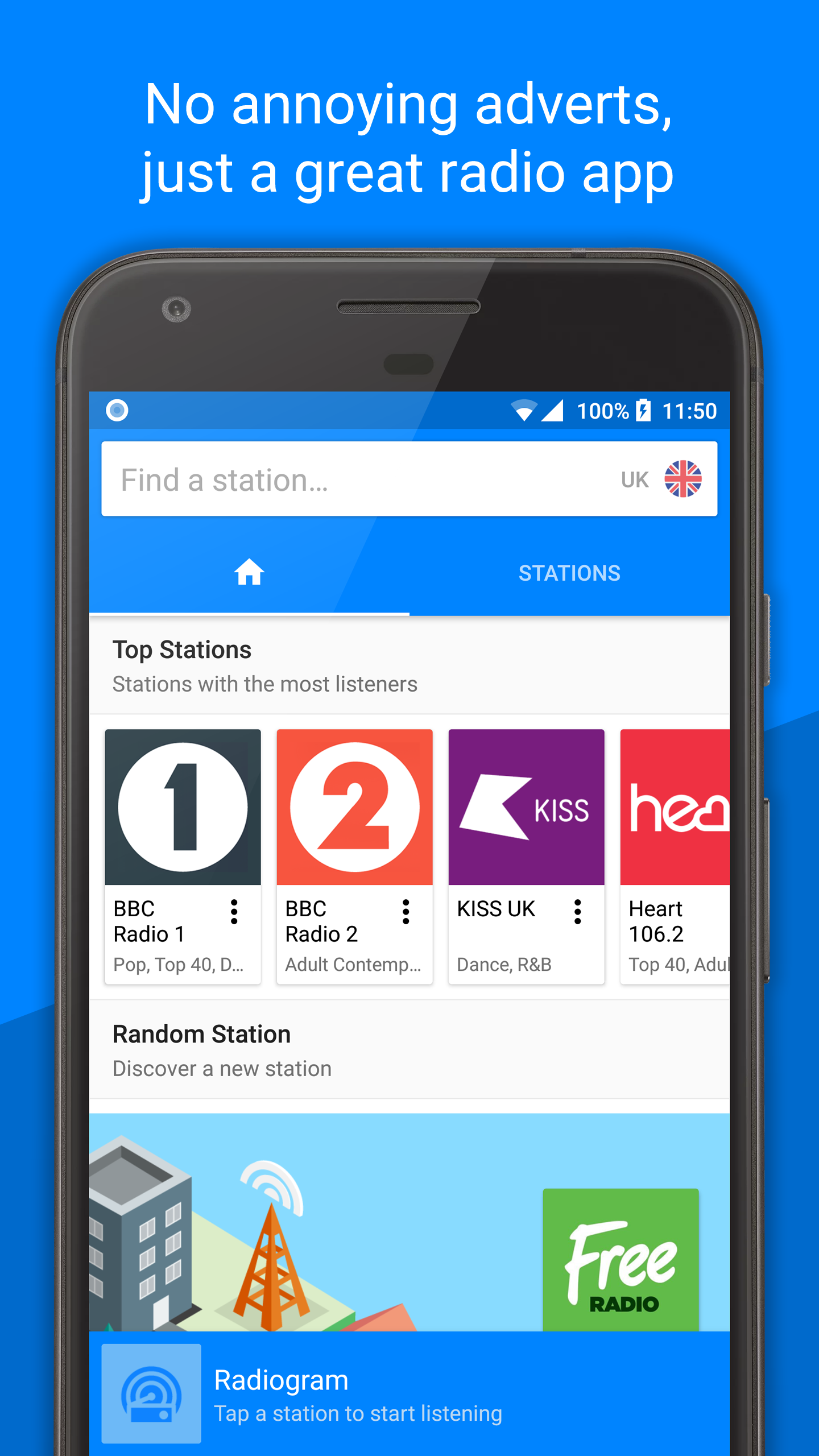 Radiogram - Ad Free Radio for Android gallery image