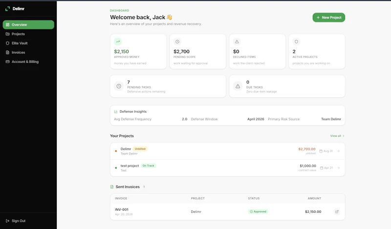 Delimr screenshot 1