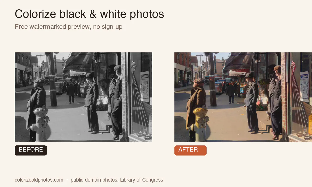 Colorize Old Photos gallery image
