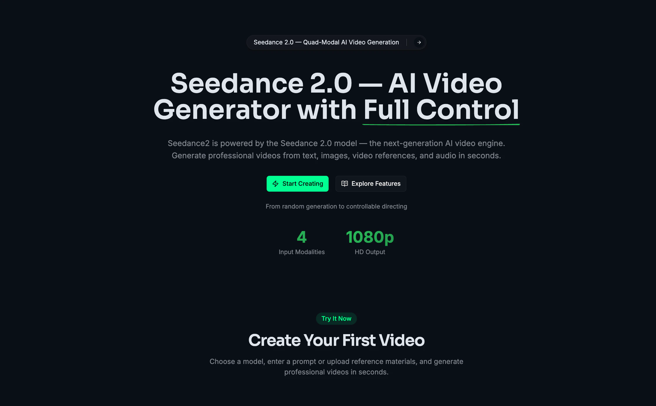 Seedance2 AI Video Generator