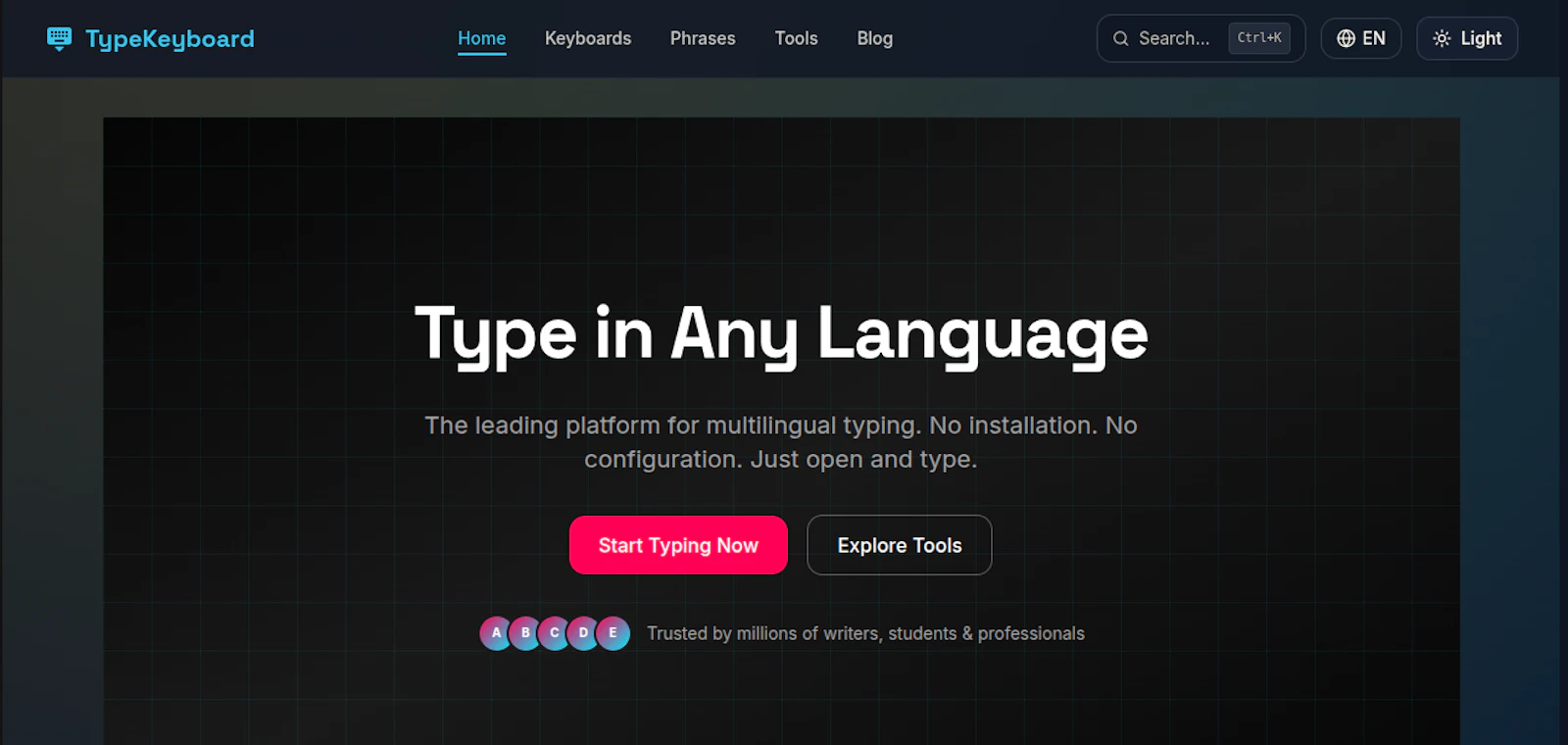 TypeKeyboard screenshot 1
