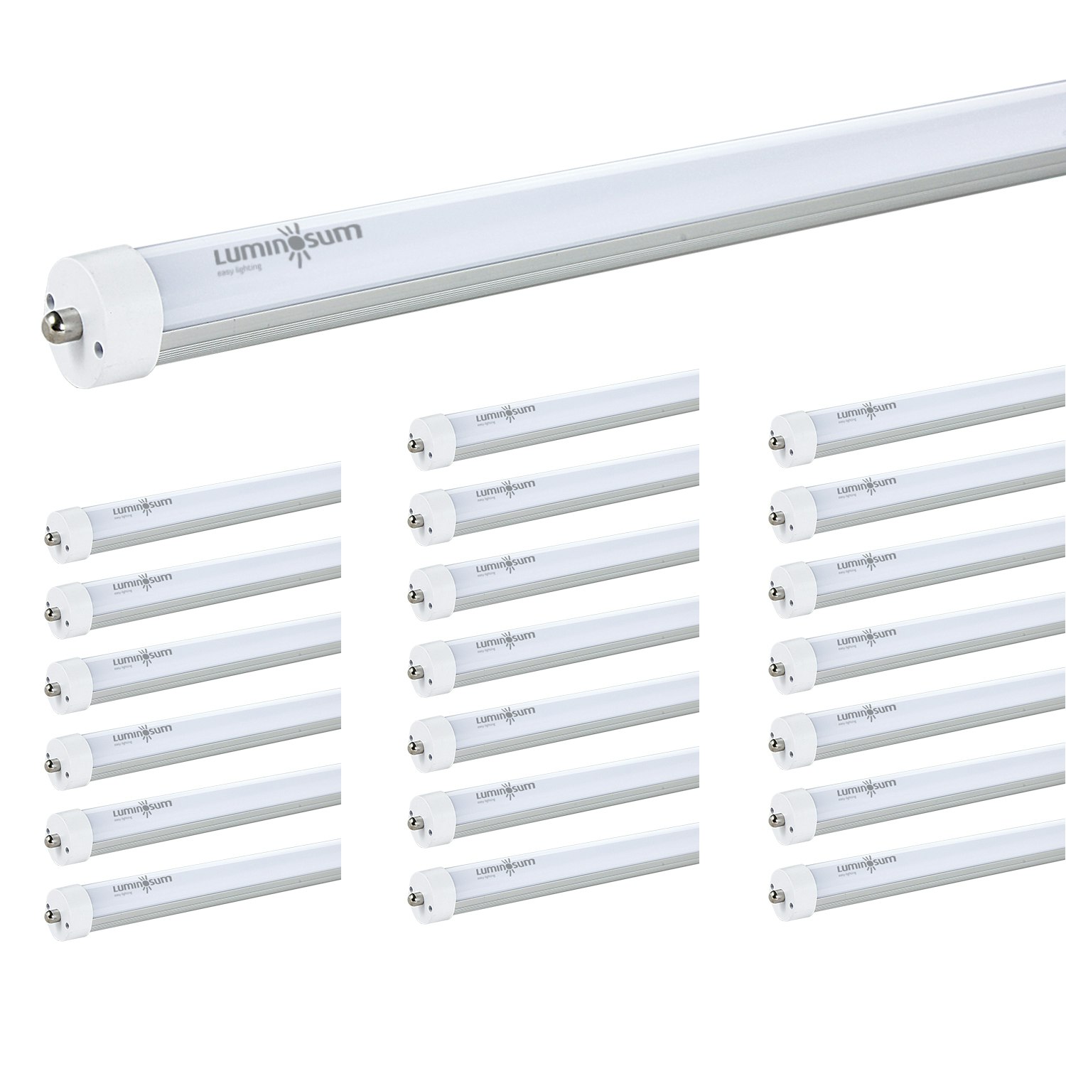 8 Ft LED Tube Lights 20-Pack