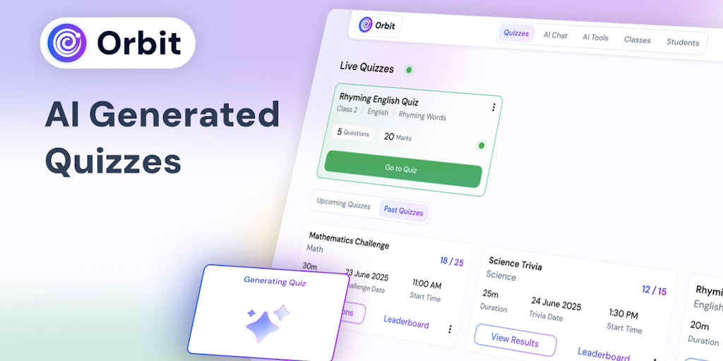 Orbit - AI Powered Quizzing Platform