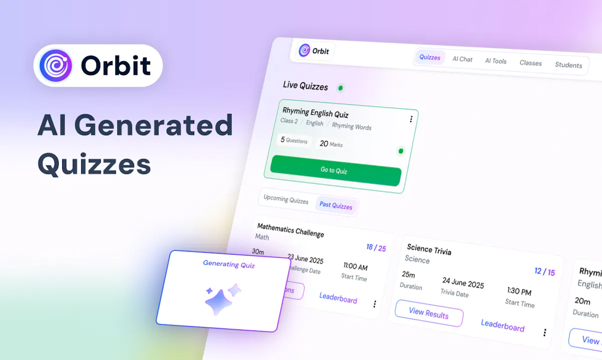 Orbit - AI Powered Quizzing Platform