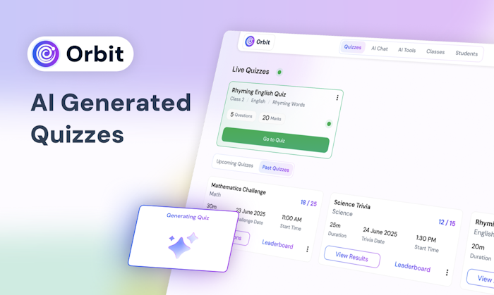 Orbit - AI Powered Quizzing Platform产品图