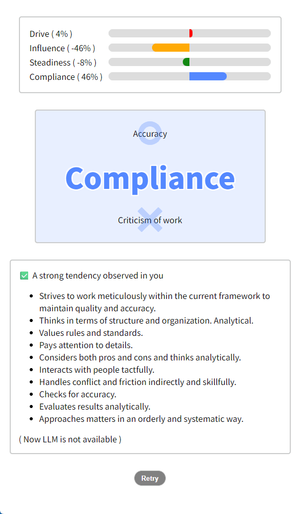 DiSC Based Personality Assessment gallery image