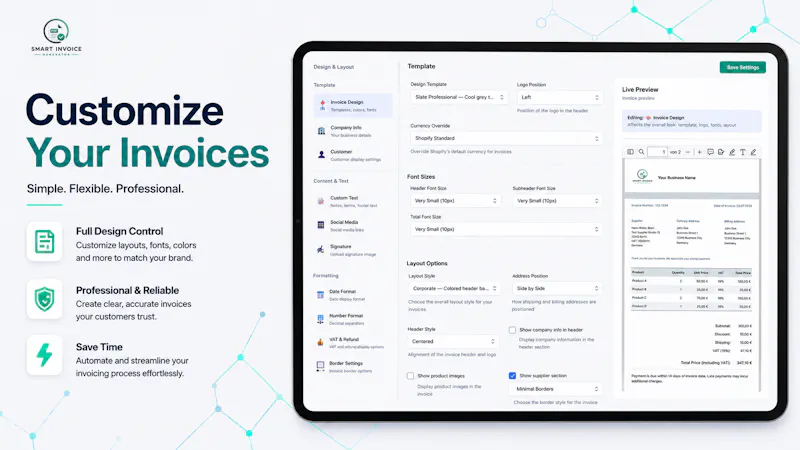 Smart Invoice PDF & Mail Bill screenshot 7