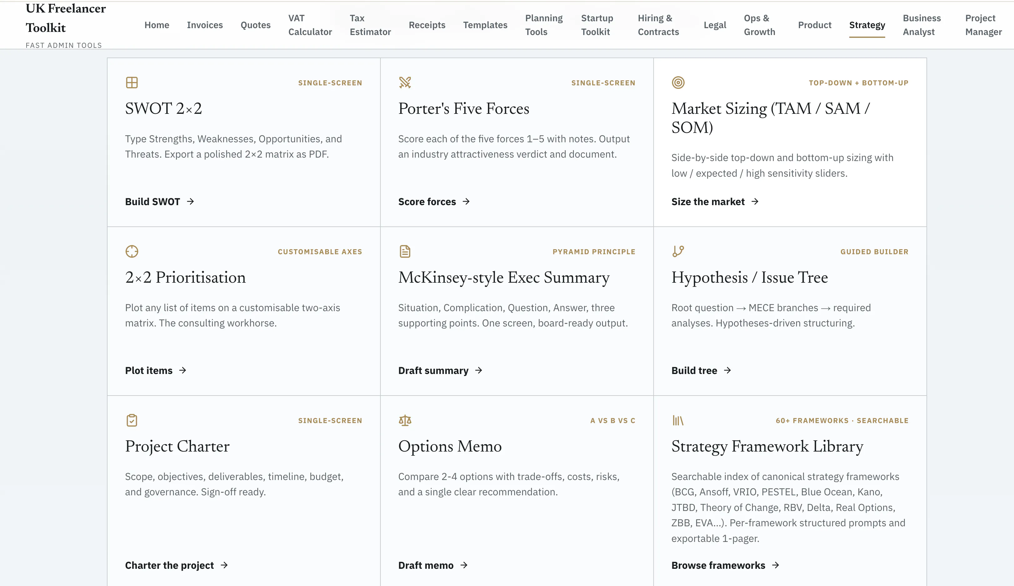 UK Freelancer Toolkit gallery image