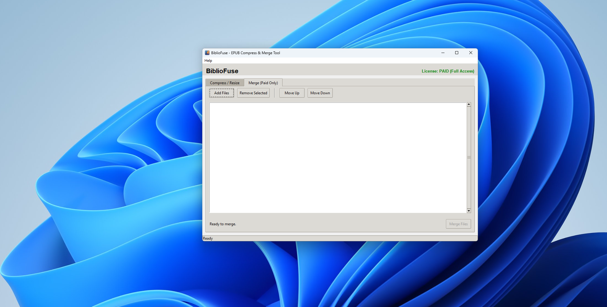 BiblioFuse - EPUB Compress & Merge Tool gallery image