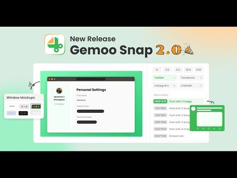 startuptile Gemoo Snap 2.0-A free 