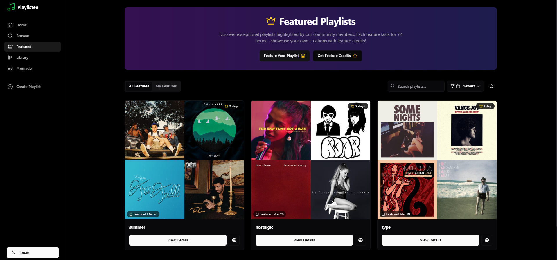 재생 - Spotify 재생 목록을 무료로 찾아 내고 생성, 큐 레이트 및 공유하십시오 미디어 3