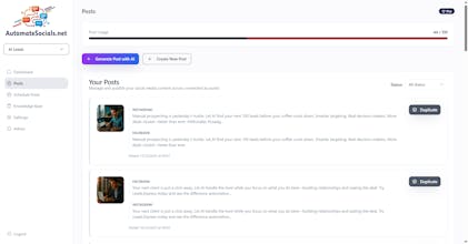 Fully Autonomous Social Media Management gallery image