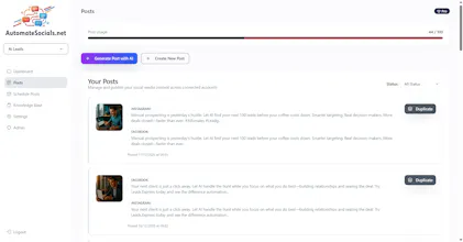 Fully Autonomous Social Media Management gallery image