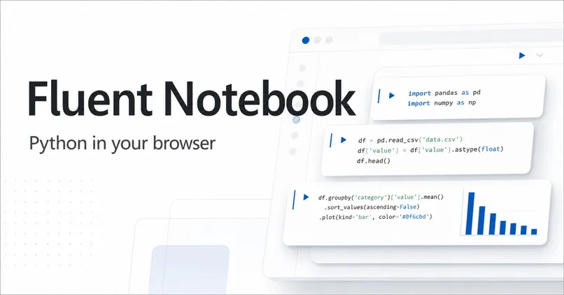 Fluent Notebook — Python in your browser gallery image