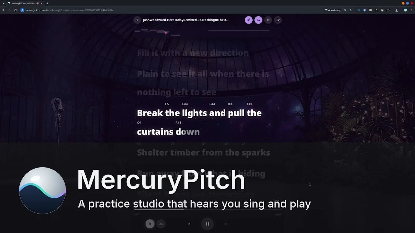 Mercury Pitch screenshot 1 (video preview)