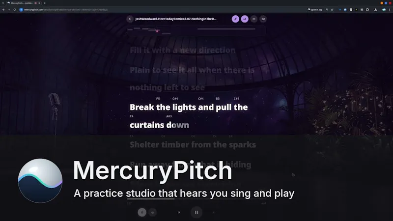 Mercury Pitch screenshot 1 (video preview)