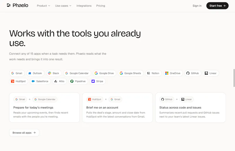 Phaelo screenshot 3